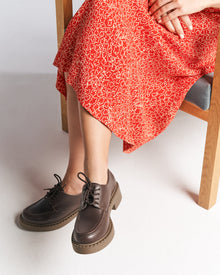 Apple loafers HELEN - chocolate