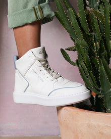 EMI plant-based sneakers – white & blue