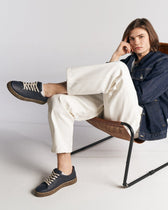 JACOB plant-based sneakers – navy blue - Vegan America