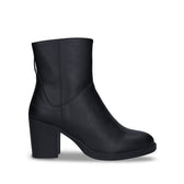 Women's Vegan Ankle Boots Alicia Black - Vegan America