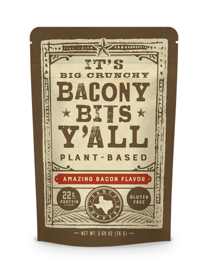 Big Crunchy Bacony Bits (Retail 6 - Pack) - Vegan America