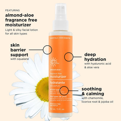 Almond - Aloe™ Fragrance Free Moisturizer 5 fl. oz. - Vegan America