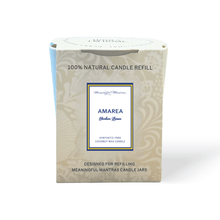 Amarea Sicilian Lemon Natural Candle 8oz Kaia Collection Refill - Vegan America