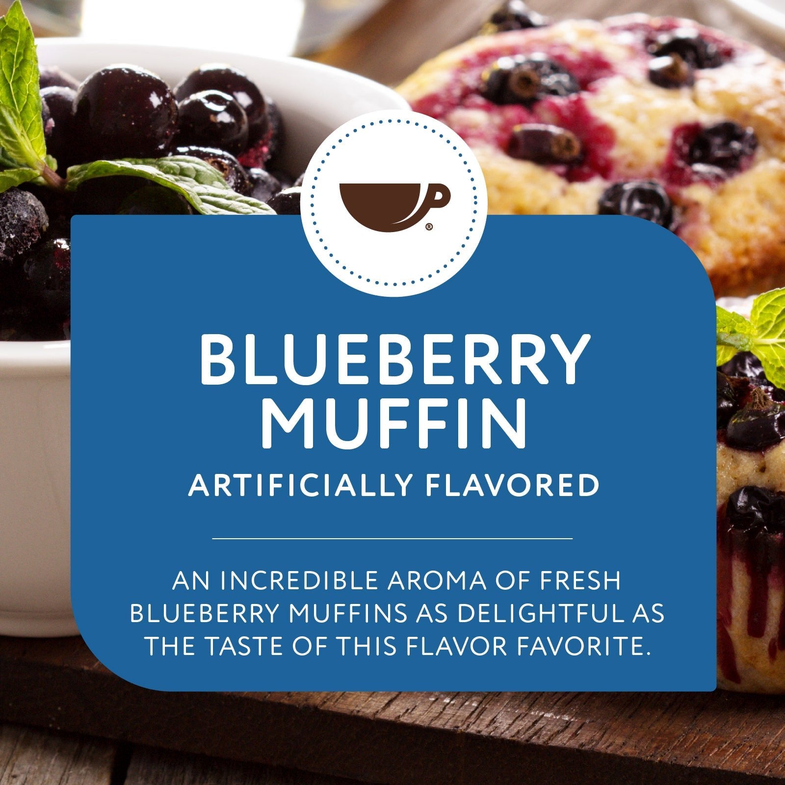 Blueberry Muffin 12oz Flavored Ground Coffee - Vegan America