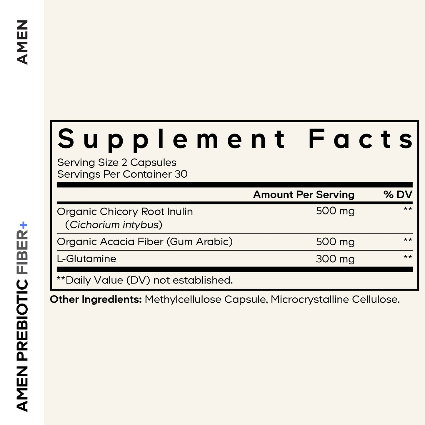 Amen Prebiotic Fiber+