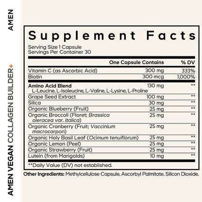 Amen Vegan Collagen Builder + - Vegan America