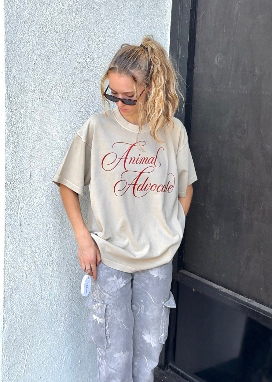 ANIMAL ADVOCATE TEE SHIRT