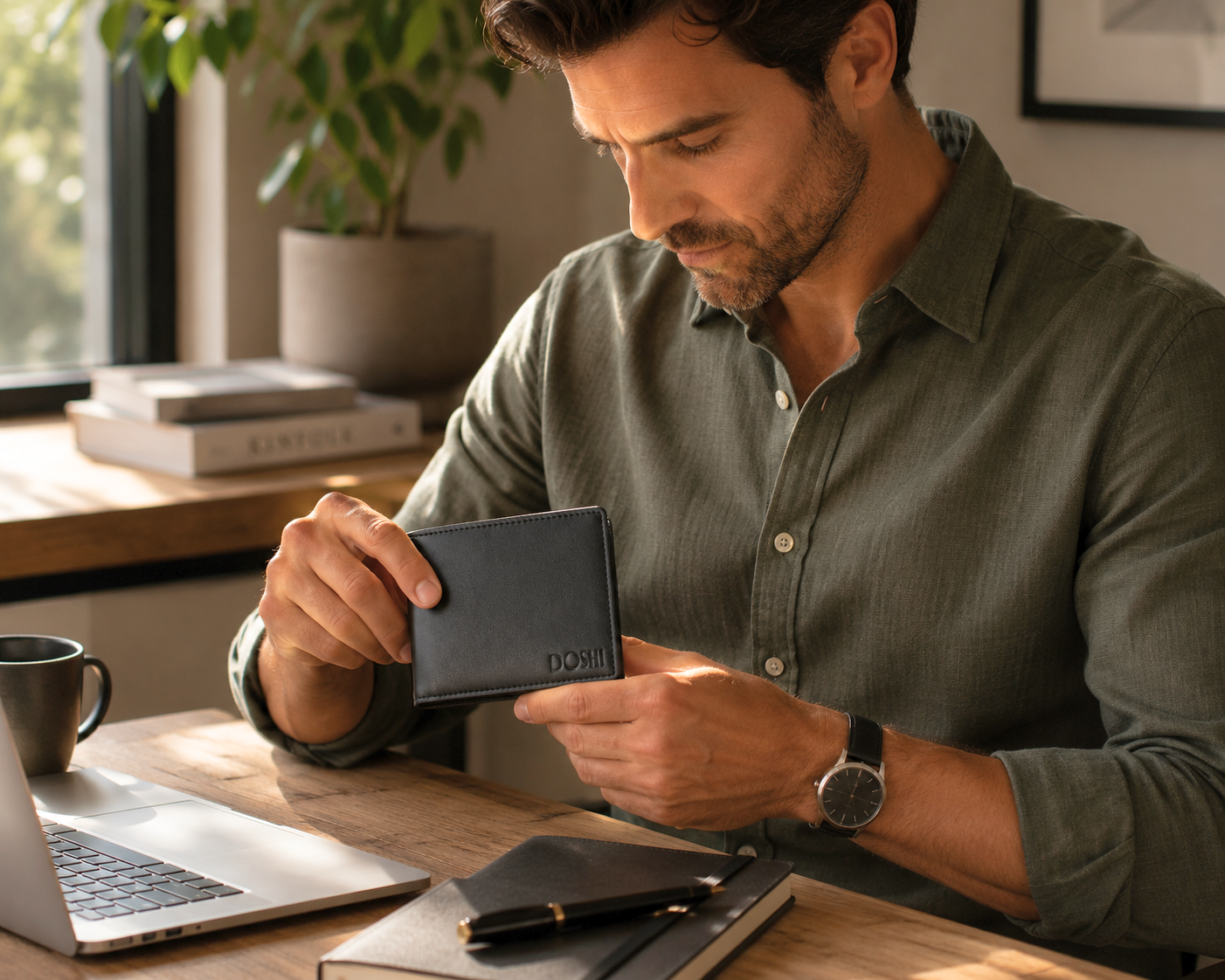 NEW - Slim ID Wallet – Apple Leather Vegan Wallet