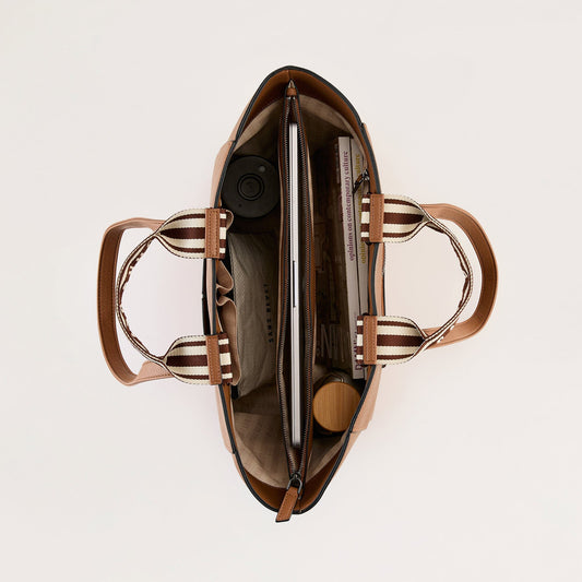 Archive Tote - Cinnamon + Gunmetal