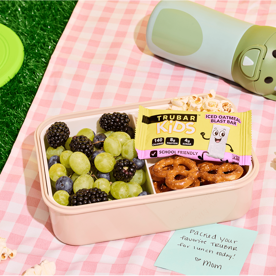 TRUBAR KiDS - Iced Oatmeal Blast Bar, Pop Goes Confetti Bar, Fudge-Tastic Brownie Bar - Vegan America