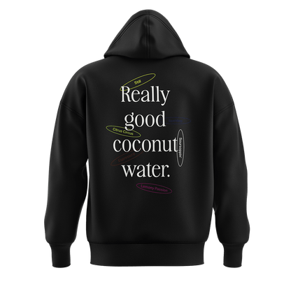 "Really Good Coconut Water" Oversized Hoodie - Vegan America
