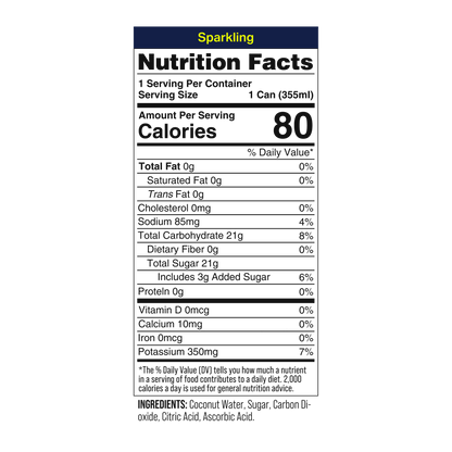 Coaqua Sparkling Coconut Water
