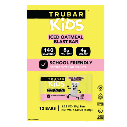 TRUBAR KiDS - Iced Oatmeal Blast Bar - Vegan America