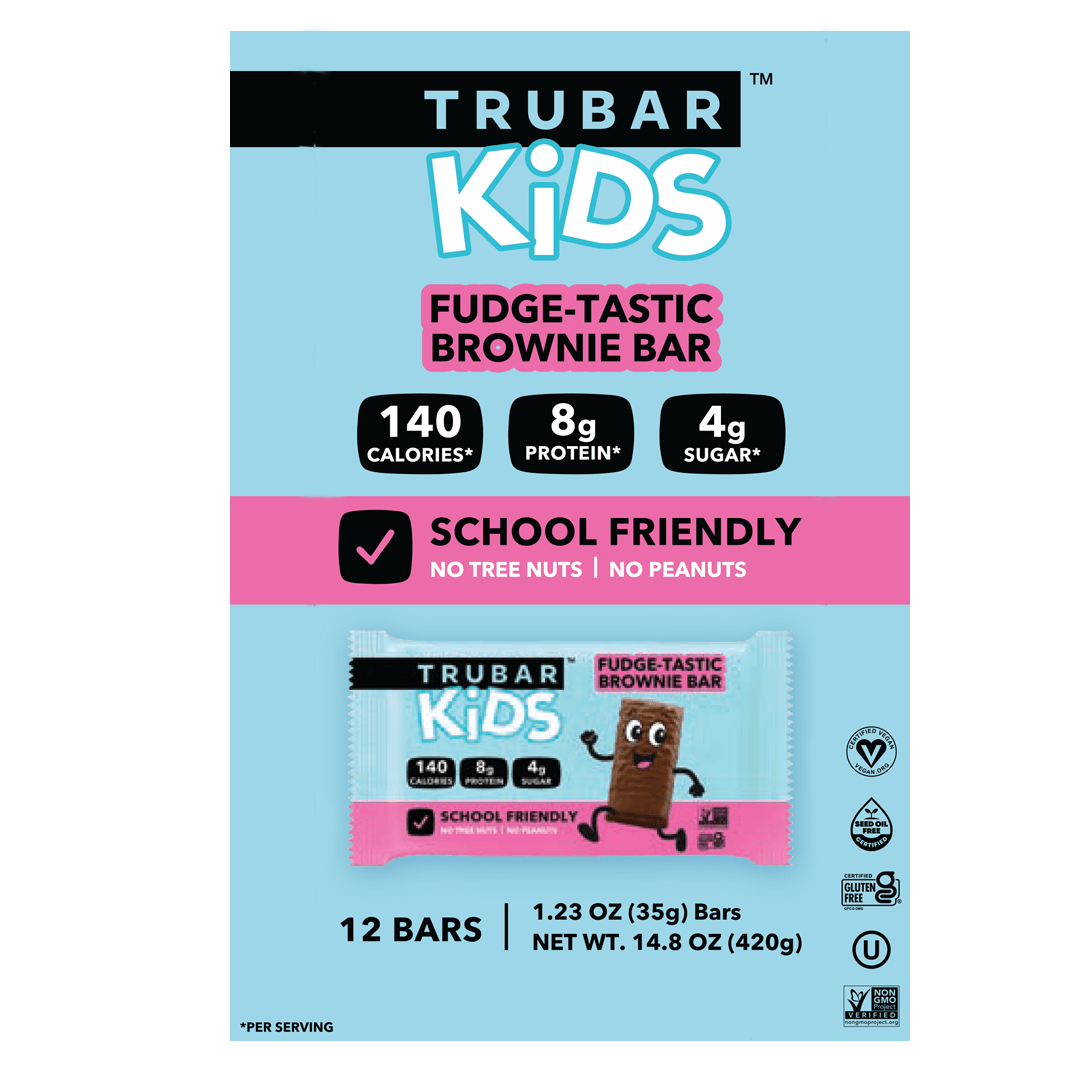 TRUBAR KiDS - Fudge-Tastic Brownie Bar - Vegan America