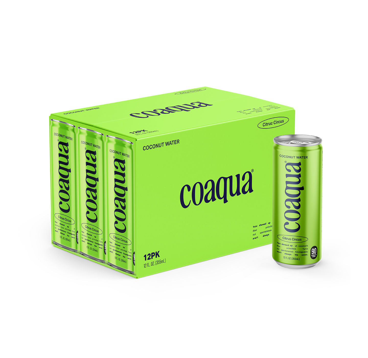 Coaqua Citrus Circus Coconut Water