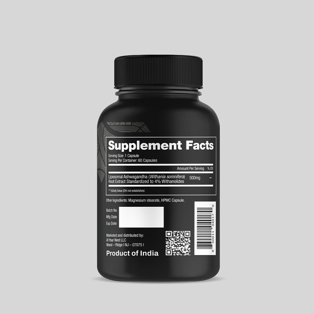 Liposomal Ashwagandha Root Extract – 500mg
