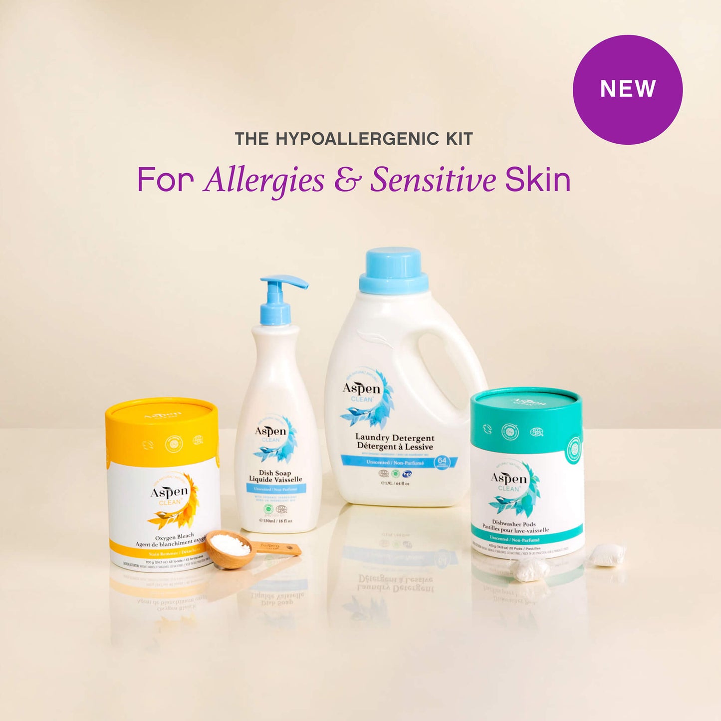 AspenClean Hypoallergenic Cleaning Kit