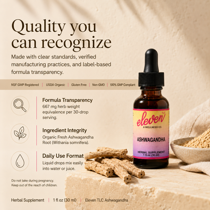 Ashwagandha Tincture | Stress & Cortisol Support | 1 oz