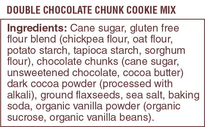 Double Chocolate Chunk Cookie Mixes - Vegan America