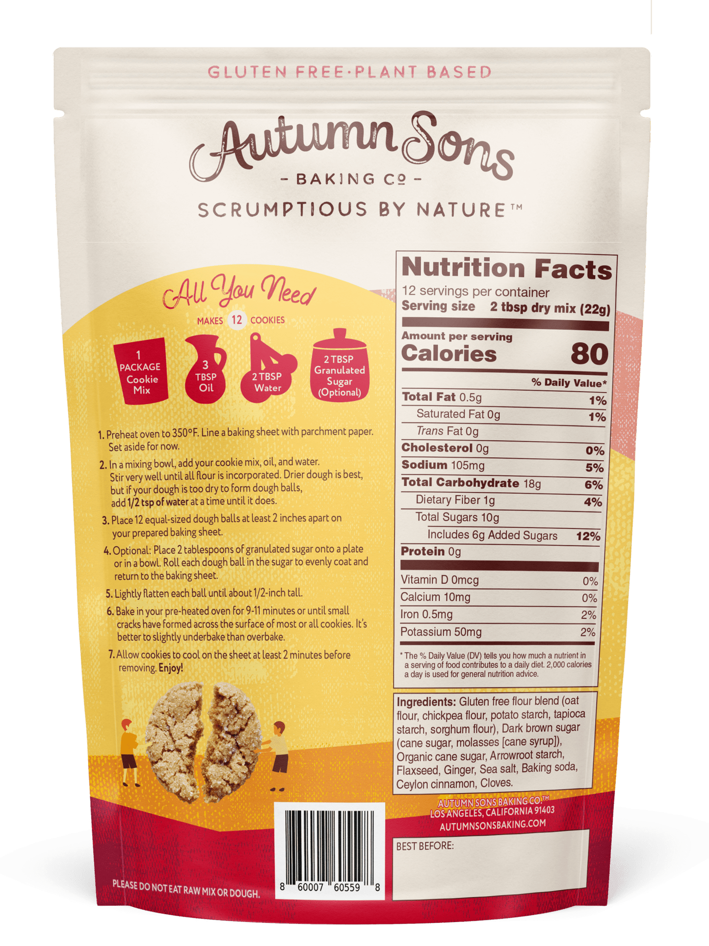 Soft Ginger Snap Cookie Mixes - Vegan America