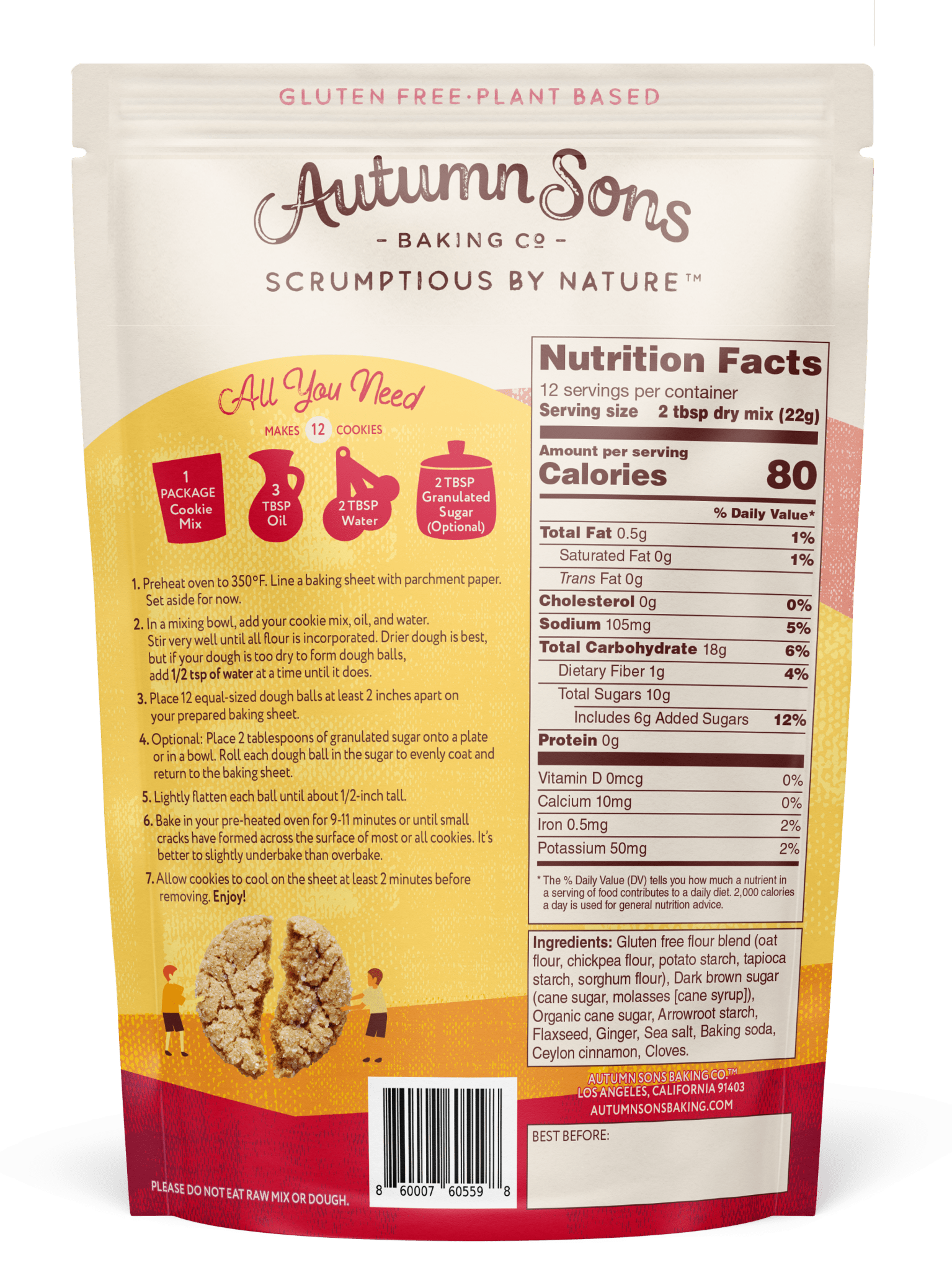 Soft Ginger Snap Cookie Mixes - Vegan America