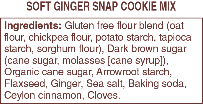 Soft Ginger Snap Cookie Mixes - Vegan America