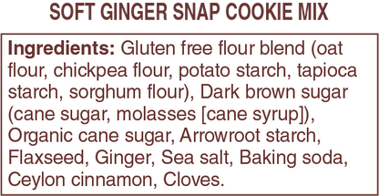 Soft Ginger Snap Cookie Mixes - Vegan America