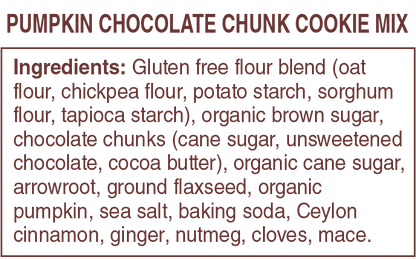 Pumpkin Chocolate Chunk Cookie Mixes - Vegan America