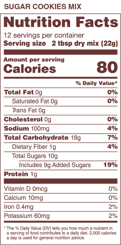 Sugar Cookie Mixes - Vegan America