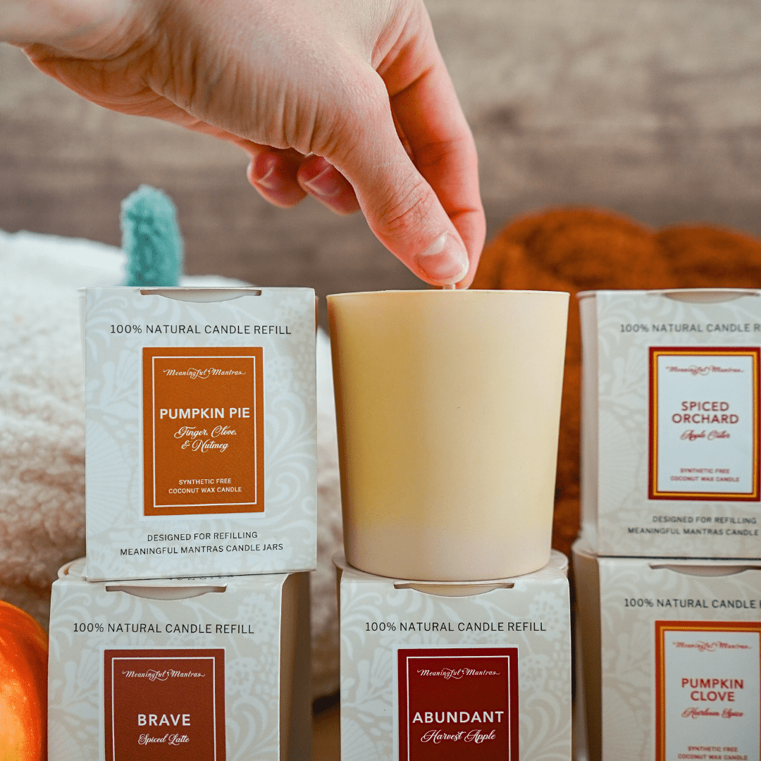 Pumpkin Clove Natural Candle 8oz Kaia Collection Refill - Vegan America