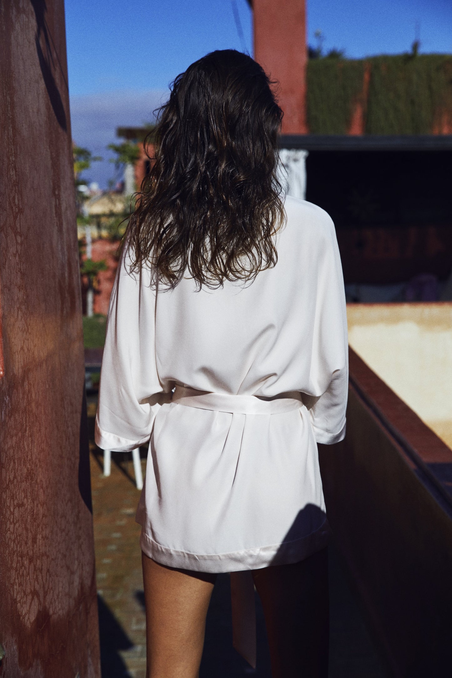 Silk Robe Short Women