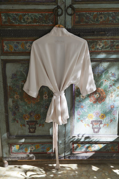 Silk Robe Short Women