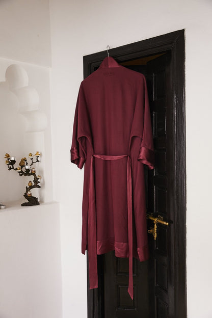 Silk Robe Long Women