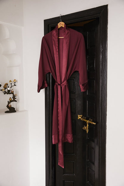 Silk Robe Long Women