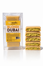Vegan BLONDIE DUBAI White Chocolate Bar, Pistachio Knafeh 90g