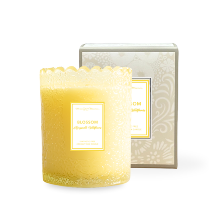 Honeysuckle Wildflowers Natural Candle 8oz Kaia Collection