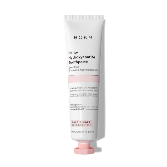 Gallery view - Coco Ginger n-Ha Toothpaste with nano-hydroxyapatite helps remineralize your teeth.