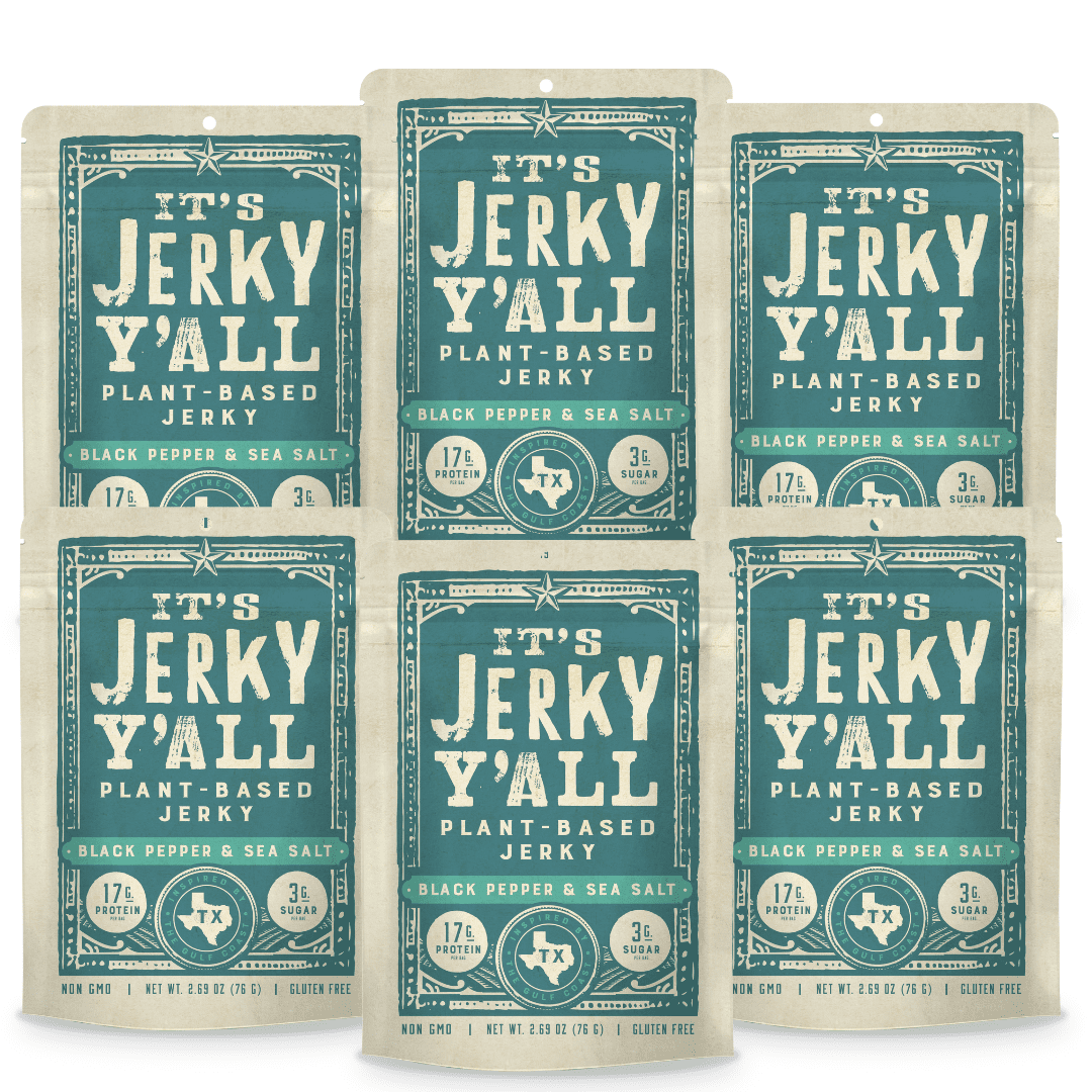 Black Pepper & Sea Salt (Retail 6 - Pack) - Vegan America