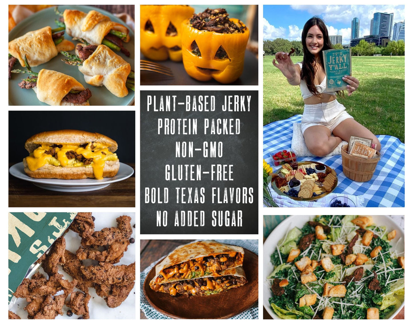 Three Flavors of Our Jerky (3 - Pack) + Free Downloadable Cookbook - Vegan America