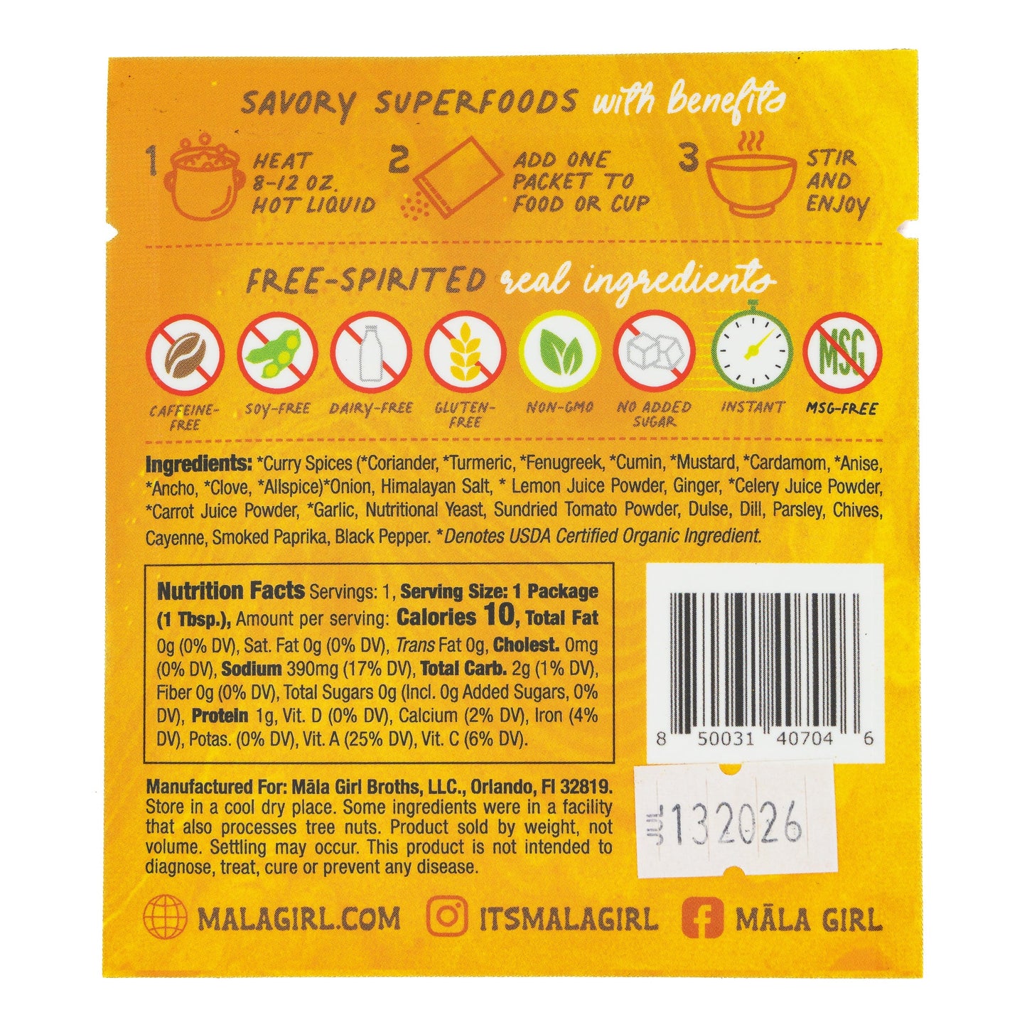 Mala Girl Broth Powder Ashwaganda