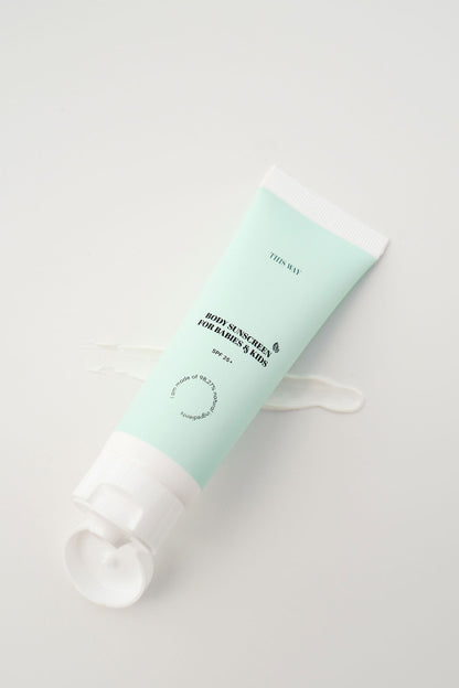 Natural Body Sunscreen for Babies & Kids