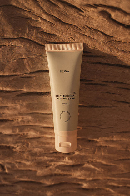 Natural Body Sunscreen for Babies & Kids