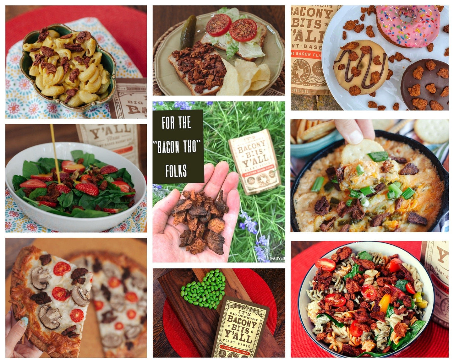 Big Crunchy Bacony Bits (Retail 6 - Pack) - Vegan America