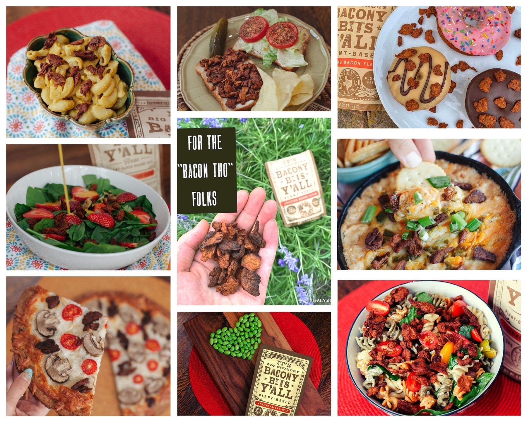 Big Crunchy Bacony Bits (Retail 6 - Pack) - Vegan America