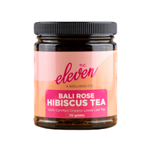 Bali Rose Hibiscus, Ginger + Cinnamon Organic Loose Leaf Tea - Vegan America