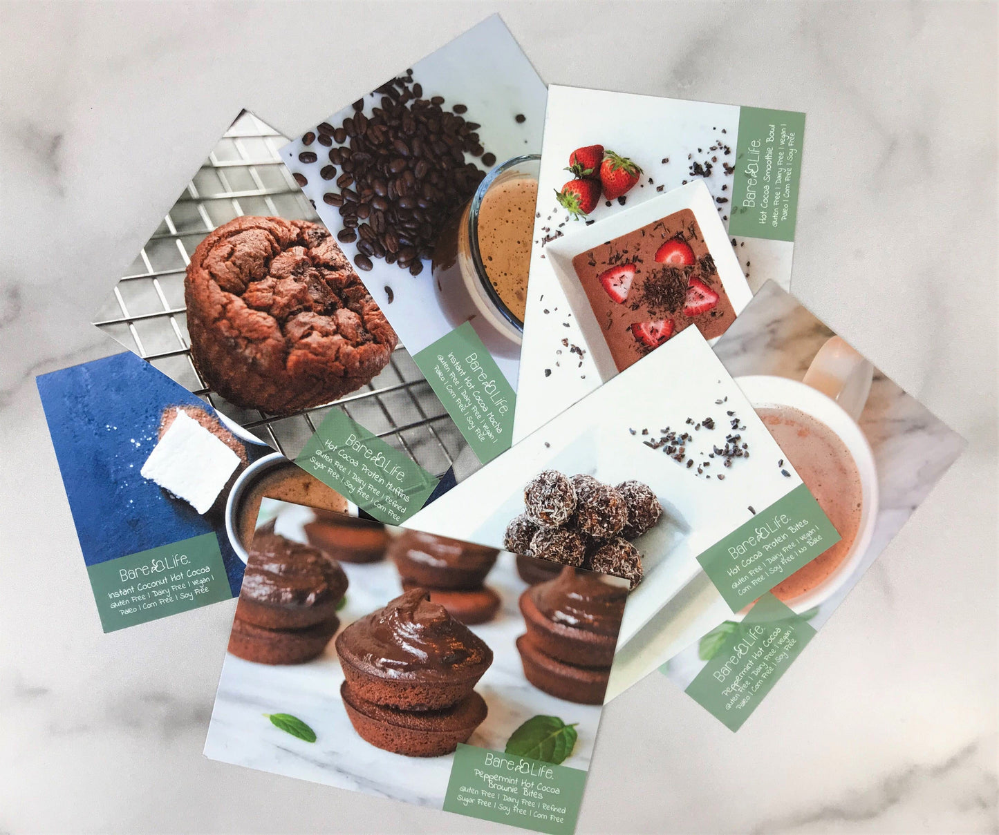 Assorted Bare Life Recipe Cards - Bare Life