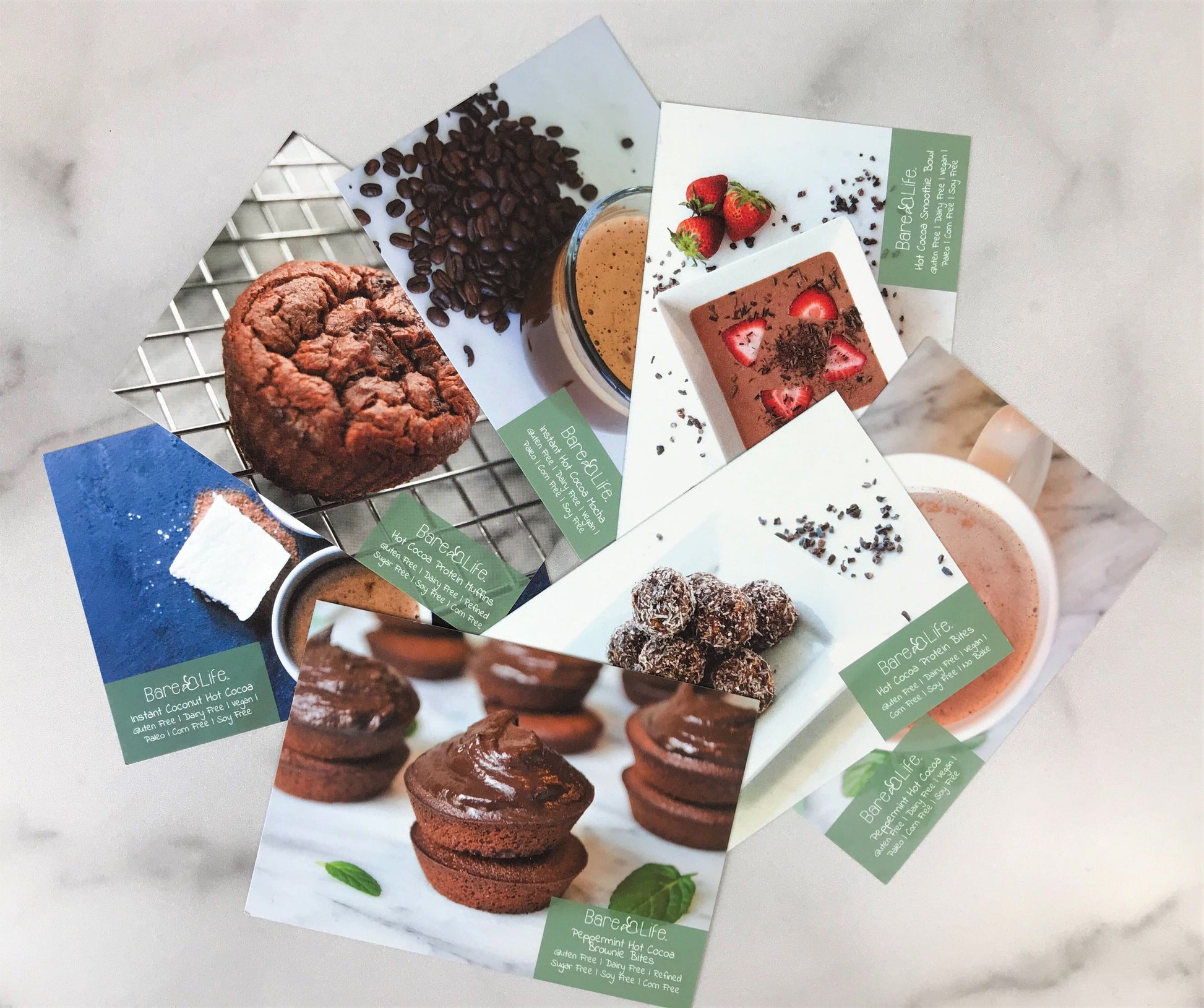 Assorted Bare Life Recipe Cards - Bare Life