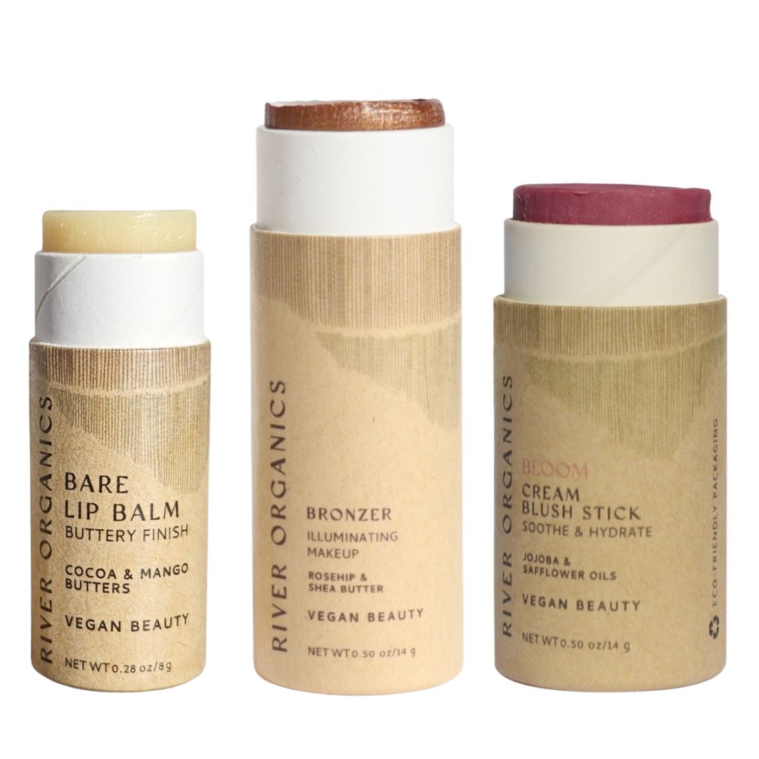 Lip + Highlighter + Blush Set