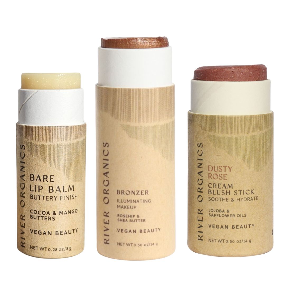 Lip + Highlighter + Blush Set