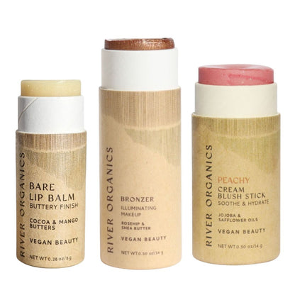 Lip + Highlighter + Blush Set - Vegan America